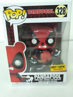 Funko Pop! Vinyl: Marvel Pandapool Hot Topic Exclusive #328 W/ Protector NEW